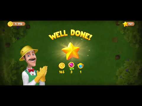Gardenscapes Level 4178 (Purple Level - Super Hard Level) NO BOOSTER