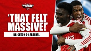 BRIGHTON 0-1 ARSENAL: A SIGNIFICANT NIGHT IN THE TITLE RACE?