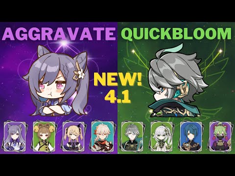 C4 Aggravate Keqing & C0 Quickbloom Alhaitham - 4.1 NEW Spiral Abyss Floor 12
