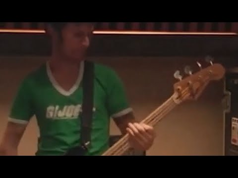 Green Day recording the American Idiot Album