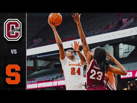 Colgate vs. Syracuse Women's Basketball Highlights (2022-23)