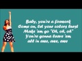 Glee - Firework (lyrics)
