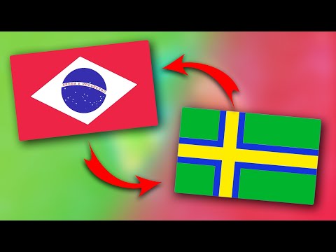 American and European Flags Swap Colors | Fun With Flags