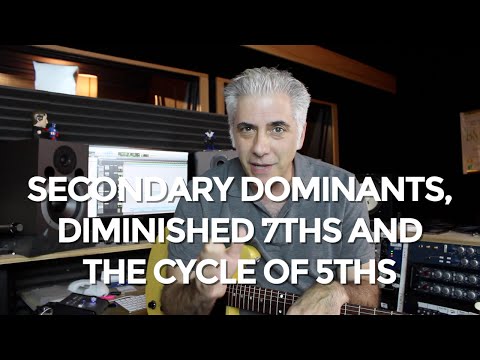 How To Use Secondary Dominants, Diminished 7ths and Cycle of 5ths