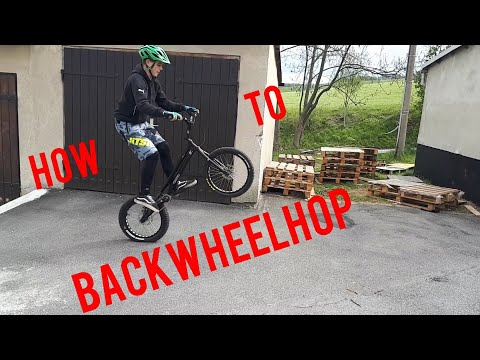 Trialtechniken/Backwheelhop & Hinterradspringen lernen