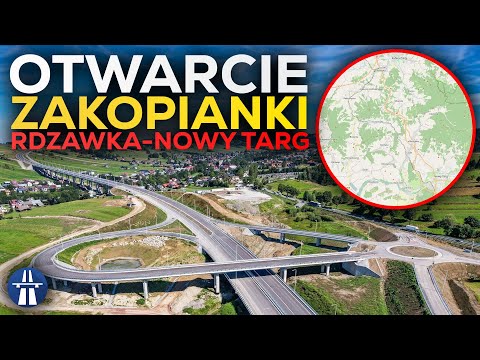 Opening of a new road from Krakow to Zakopane
