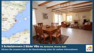 preview picture of video '3 Schlafzimmern 2 Bäder Villa zu verkaufen in Villa, Benitachell, Alicante, Spain'