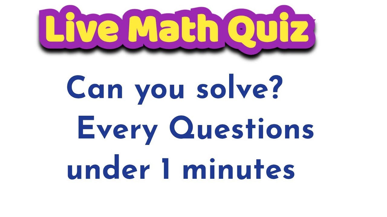 🔴 LIVE SAT Math Quiz | Can You Solve This? 🧠 New Challenge Every 2 Minutes | Test Your Skills