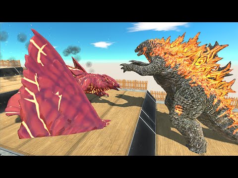 NEW UADATE | RODAN DEATH FALL - Animal Revolt Battle Simulator