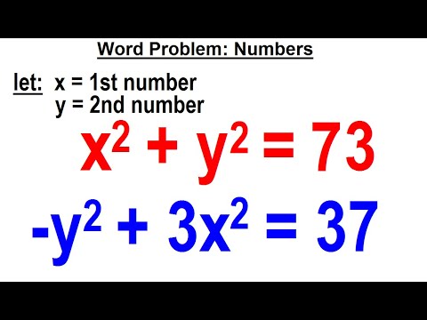 Algebra Ch 41 Solving Non Linear Systems of Eqns 1 of 10 What Does It Mean to Solve