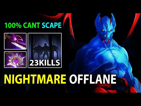 How To Win Offlane With Night Stalker ( Dota 2 Broken Build)