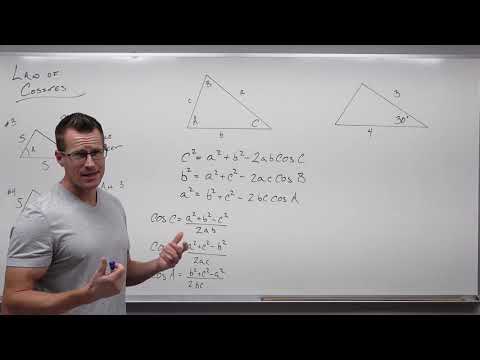 How to Use the Law of Cosines in Trigonometry (Precalculus - Trigonometry 33)