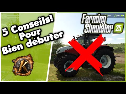Fs25! 5 Conseils pour bien débuter vos carrieres sur farming simulator 25  #fs25 #farmingsimulator
