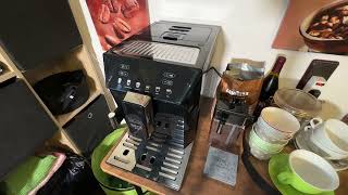 Erste Inbetriebnahme De'Longhi Eletta Evo ECAM 46.860. Delonghi Kaffeevollautomat Erstinbetriebnahme