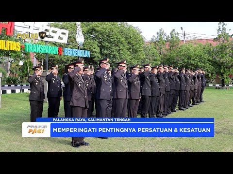 UPACARA BENDERA PERINGATI HARI LAHIR PANCASILA POLDA KALTENG