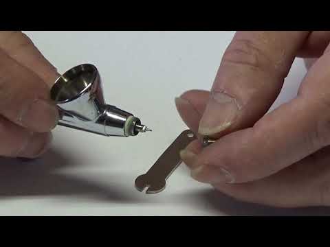 Airbrushpistole geschraubte Düse