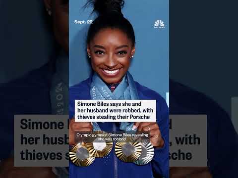 Simone Biles says thieves stole her Porsche