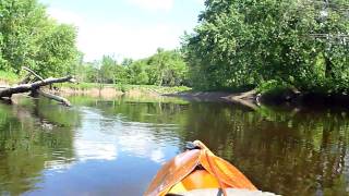 preview picture of video 'NFCT Kayakathon Day 17 Video - 20090616_09:30:00 - Ammonoosuc / Connecticut Confluence'