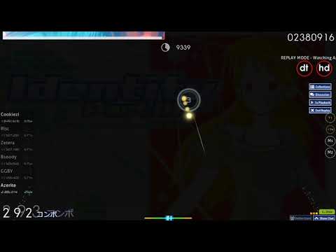 osu! | Azerite | SHK - Identity Part III [SHD] +HD,DT | 96.65% 419pp FC #1