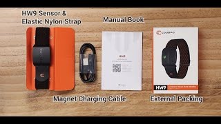 How To Set Up Your COOSPO HW9 Armband Heart Rate Monitor - COOSPO HW9 Armband HR Monitor