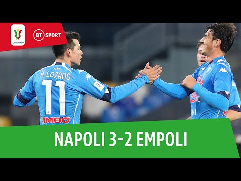 Napoli vs Empoli (3-2) | Coppa Italia Highlights