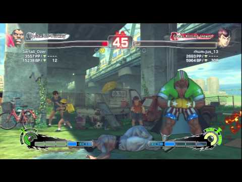 Sertali_Ozer [Balrog] Vs rhum-jus_13 [Fei Long] SSF4 AE 2012 Ranked Matches - PSN