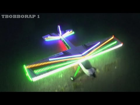 ① MWM WARBIRDS RC DEMO VID FOR NIGHT LIGHTING KITS / MACHINE GUN LIGHTS / NAV LIGHTS - 2015