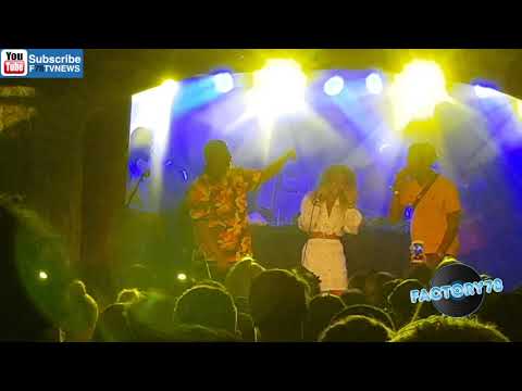 Amelia & EO performs "Baddest" at Deno & Aj concert