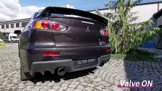 Video: Ulter Duplex Edelstahl Sportauspuff mit Klappensteuerung Mitsubishi Lancer Evolution 10