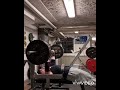 100kg bench press with close grip 30 reps 2 sets,legs up