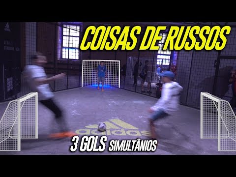 DESAFIO DE FUTEBOL COM 3 TRAVES (gols) AO MESMO TEMPO {BZK}