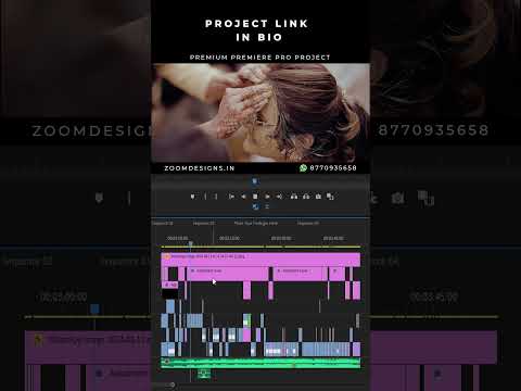 New wedding Teaser Project ZD001 #wedding #premiereprotemplate  #weddingalbumpsd #photocolorgrading