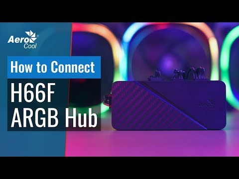 AeroCool H66F - Как подключить H66F для управления адресуемой RGB подсветкой