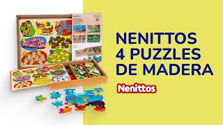 Juguettos Juguetes educativos: 4 puzzles de madera de Nenitos anuncio