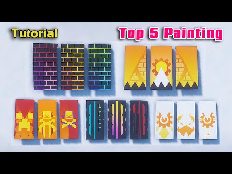 Eagle MCraft - ⚒ Top 5 Painting From Banner Build Hacks For Minecraft House ⚒Tips and Ideas in Minecraft #25