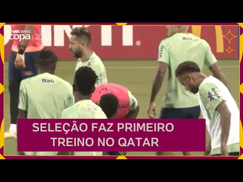 BRAZILIAN NATIONAL TEAM holds first training session in QATAR for the WORLD CUP