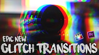 New Glitch Transition Overlays || Premiere Pro, Final Cut Pro, After Effects etc