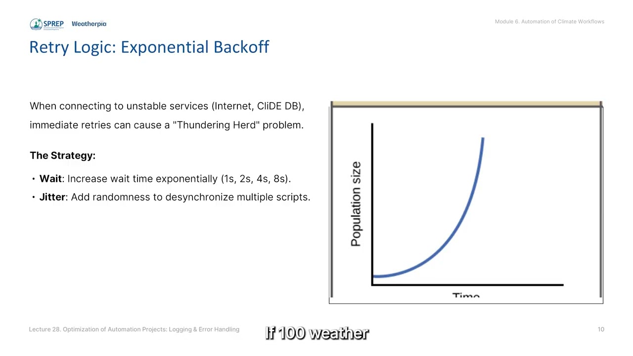 Lecture 28: Optimization of Automation Projects: Logging & Error Handl
