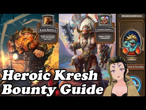 Heroic Kresh, Lord of Turtling Bounty Guide For Unlocking Equipment! Hearthstone Mercenaries