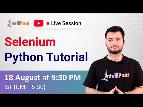 Python Selenium | Python Selenium Tutorial |  Intellipaat