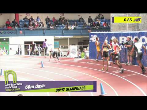 Boys 60m Semi Heat 3 - New Balance Indoor Nationals 2012