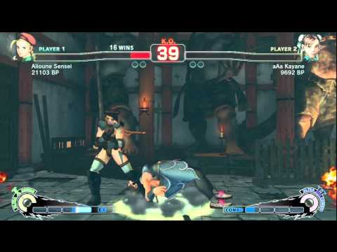 SSF4: Alioune (Cammy) VS Kayane (Chun-Li)