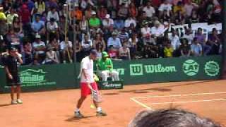 Juan Sebastian Cabal (COL) en la final del Seguros Bolivar Open Medellin 2010