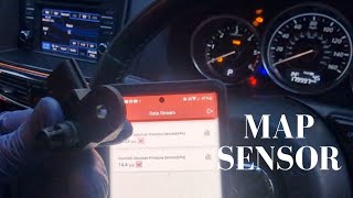 Mazda 6 2.2 Skyactive Map Sensor test and change