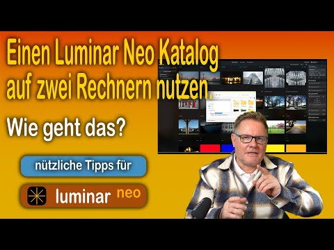 Use one Luminar Neo catalog on two computers