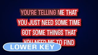 Joss Stone - Don&#39;t Start Lying to Me Now | Karaoke Lower Key