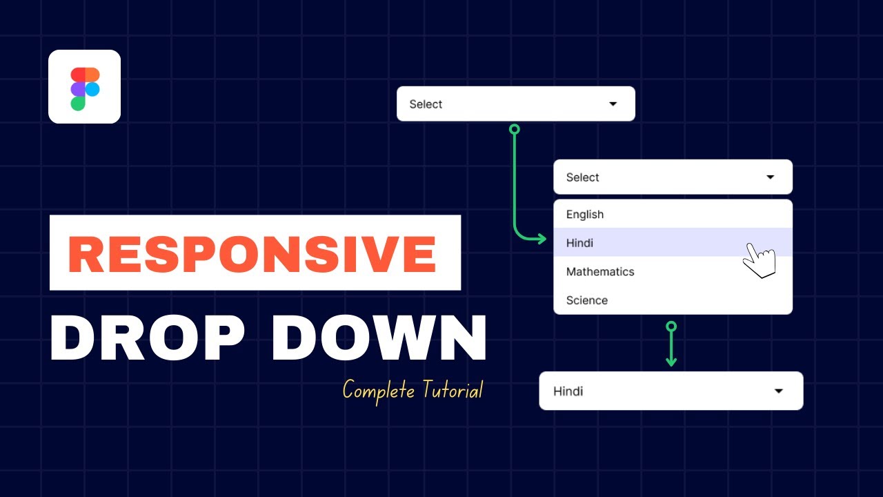 How to Create a Fully Interactive Drop Down Menu in Figma | UI Animation Tutorial #figma #dropdown