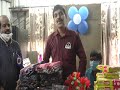 Actor Mohan Fans Celebrating Pongal At Old Age Home