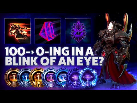 Alarak Deadly Charge - 100-0ING IN A BLINK OF AN EYE? - Bronze to Grandmaster S1 2022
