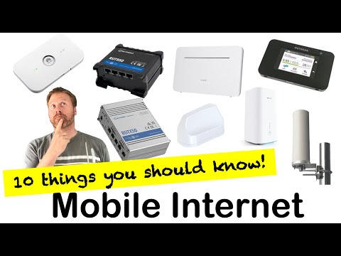 Mobile Internet - 10 things you should know - LTE 4G 5G Router - Campervan, Motorhome, Caravan